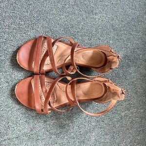 Strappy Wedge Sandals